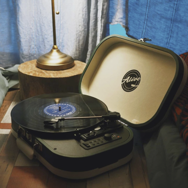 Виниловый проигрыватель Alive Audio Vintage Cades Gin